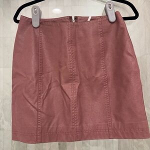 Free People Dusty Rose Pencil Skirt